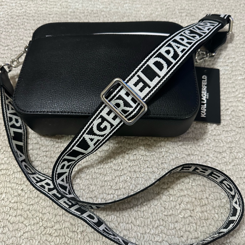 Karl Lagerfeld Black Crossbody Bag
